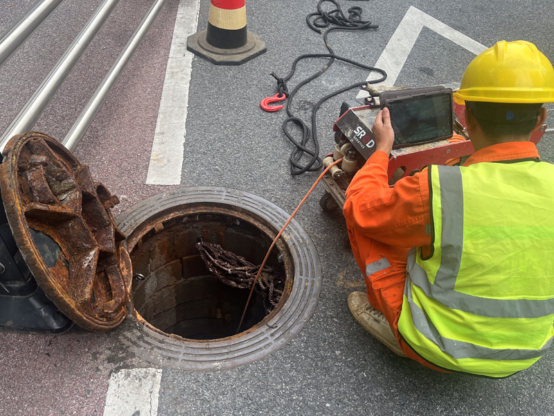湖南路市政管道内窥检测